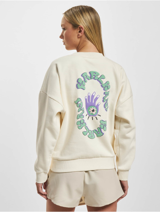 Karl Kani Jersey Woven Signature Crew blanco