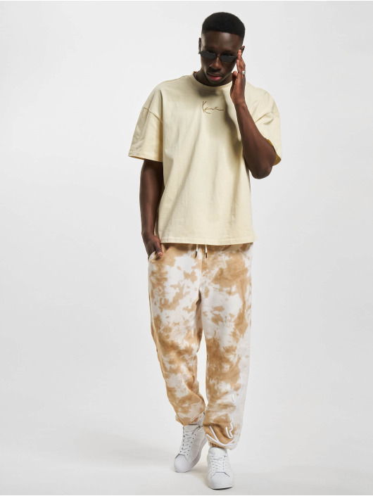 Karl Kani joggingbroek Signature Tie Dye wit