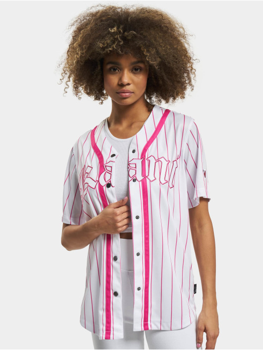 Karl Kani Košile Woven Signature Old English Baseball bílý