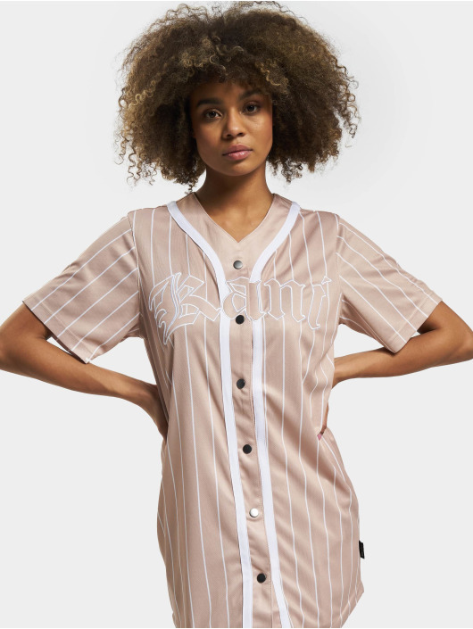 Karl Kani Mekot Woven Signature Old English Baseball beige