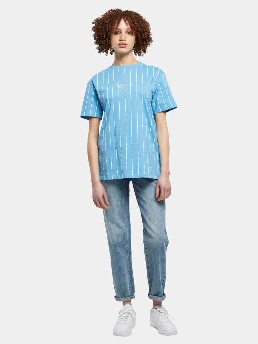 Karl Kani overhemd Small Pinstripe blauw