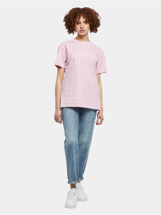 Karl Kani overhemd Small Pinstripe pink