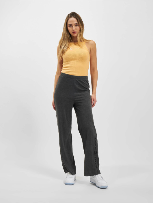 Karl Kani Pantalón deportivo Originals Knit Rib Wide Leg gris