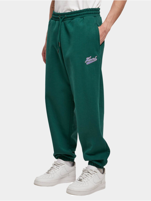 Karl Kani Pantalone ginnico Kk Varsity Regular Fit Cuffed verde
