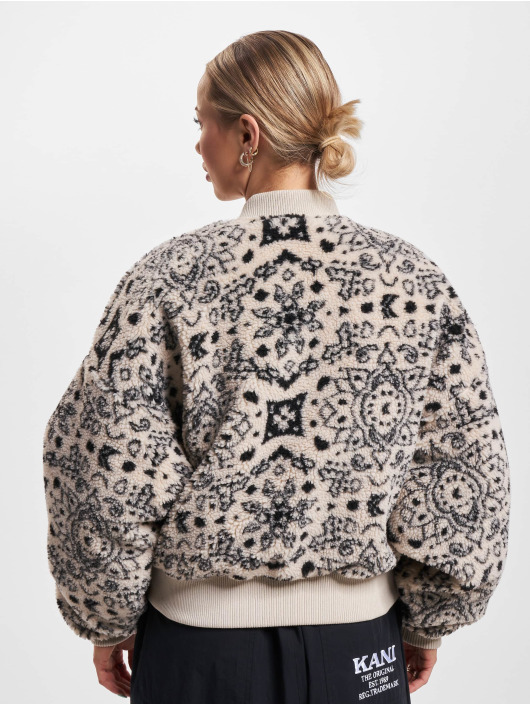Karl Kani Pilottitakit Metal Signature Paisley Teddy beige