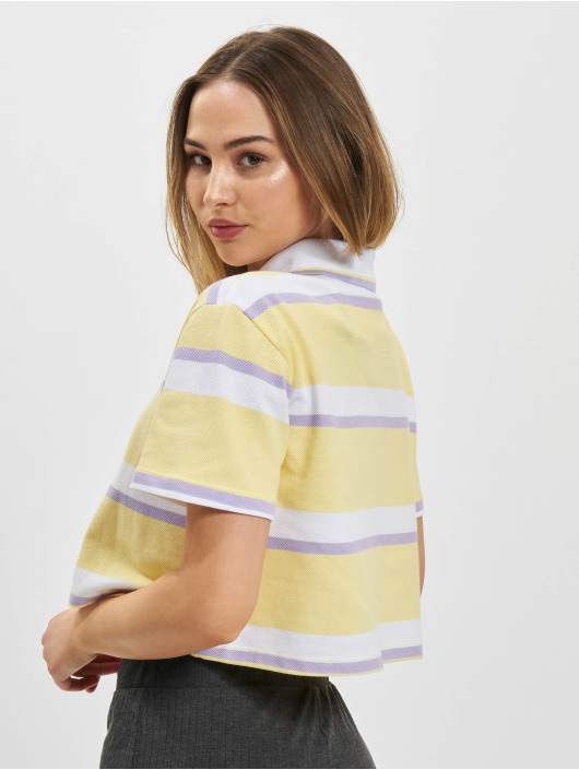 Karl Kani poloshirt Chest Signature Stripe Polo geel