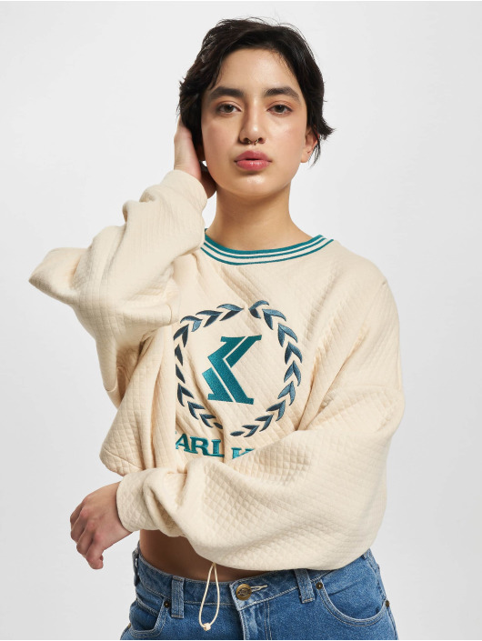 Karl Kani Puserot Retro Emblem Polo Neck Rhombus beige