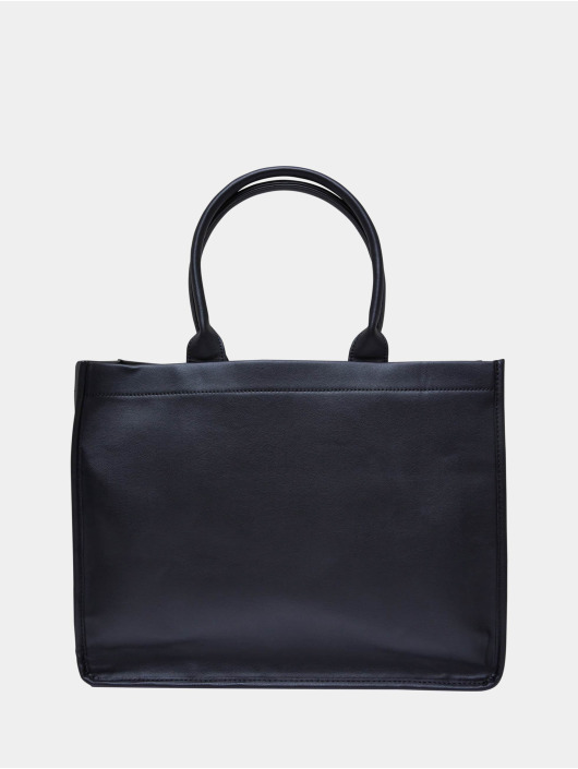 Karl Kani Sac Retro Fake Leather Shopper noir