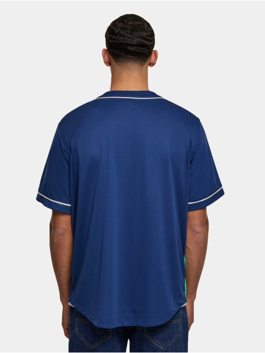 Karl Kani Skjorta Woven Signature Block Baseball blå
