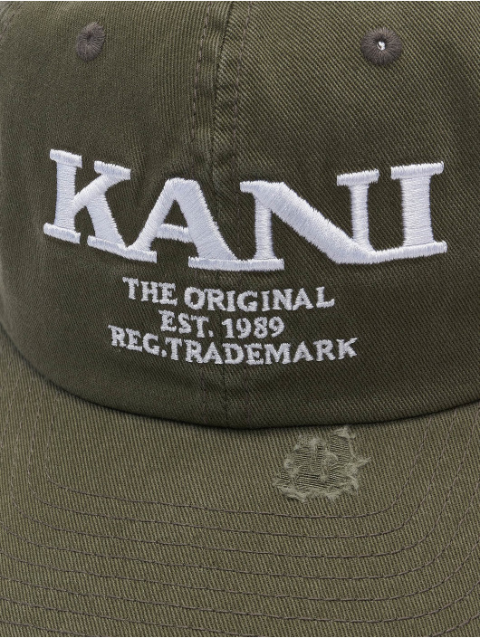 Karl Kani snapback cap Washed groen
