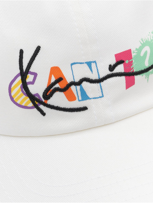 Karl Kani snapback cap Signature Scribble wit