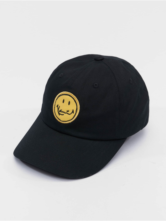 Karl Kani snapback cap Signature Smiley zwart