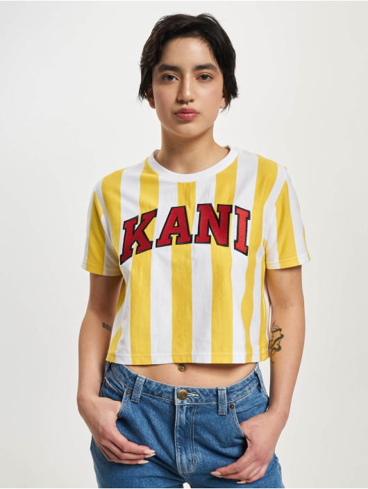Karl Kani T-paidat Sport Stripe valkoinen