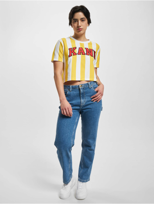 Karl Kani T-paidat Sport Stripe valkoinen