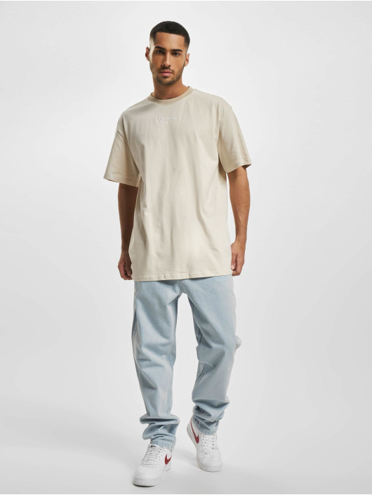 Karl Kani t-shirt Small Signature Metaverse Block beige