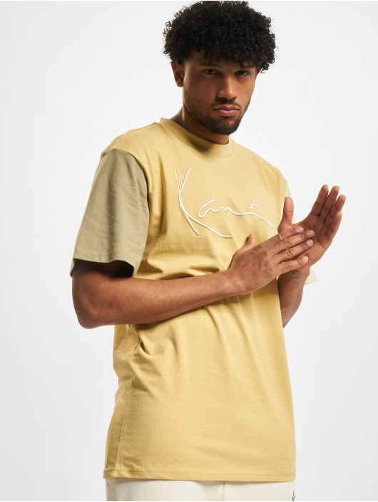 Karl Kani T-Shirt Signature Block beige