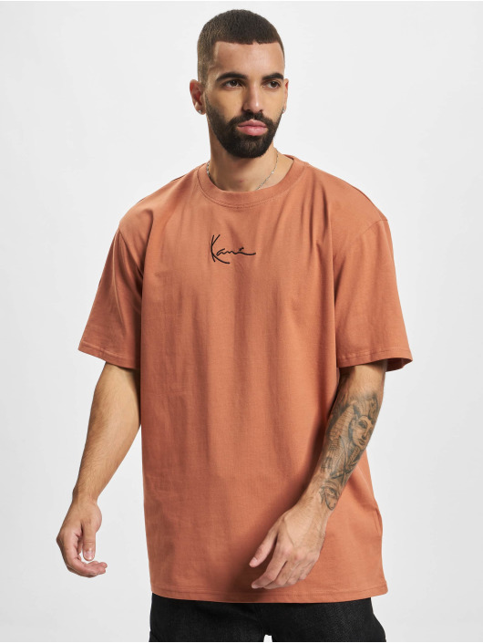 Karl Kani Herren T-Shirt Small Signature Essential in braun