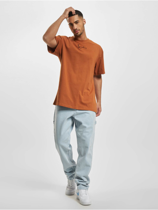 Karl Kani T-shirt Small Signature Essential brun