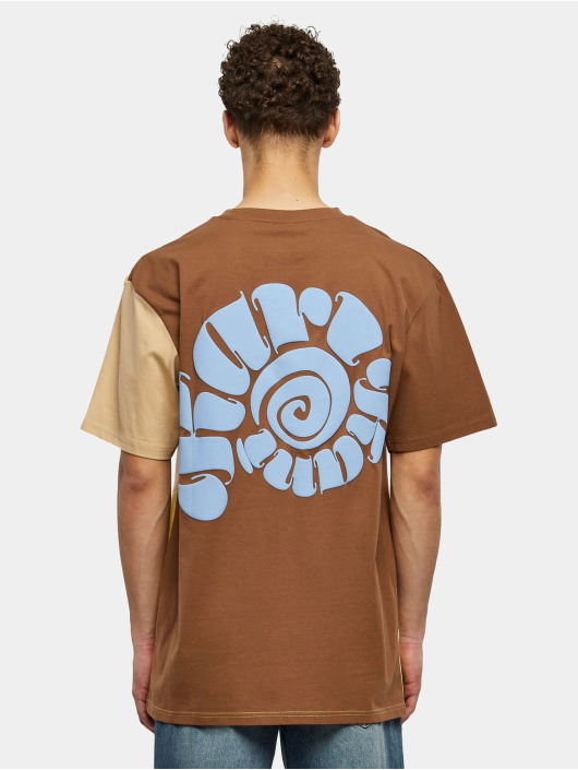 Karl Kani T-shirt Woven Signature Block brun