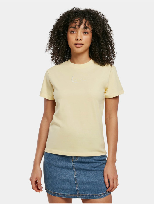 Karl Kani T-shirt Small Signature giallo