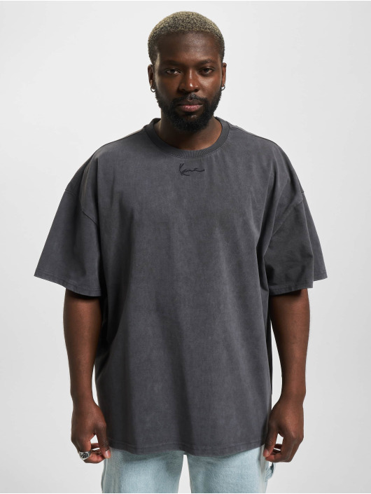 Karl Kani T-shirt Small Signature Heavy Jersey grigio