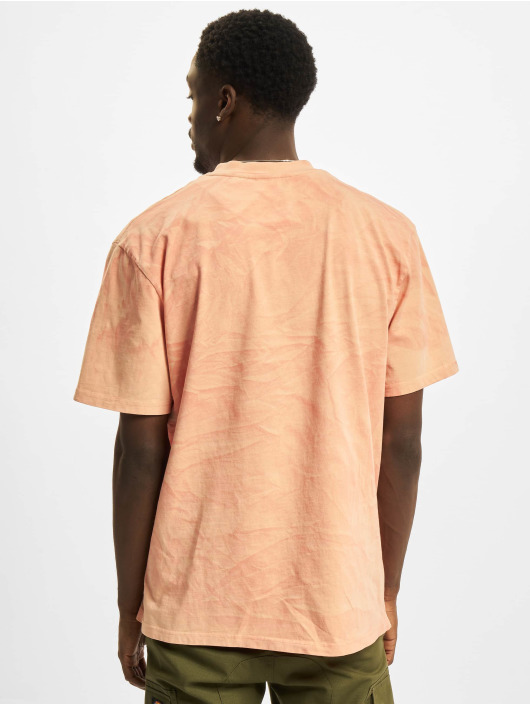 Karl Kani t-shirt Signature Washed oranje