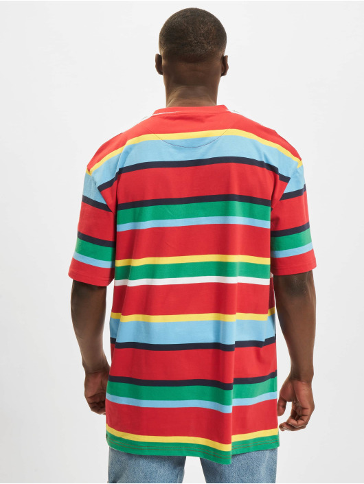 Karl Kani T-Shirt Small Signature Stripe rouge