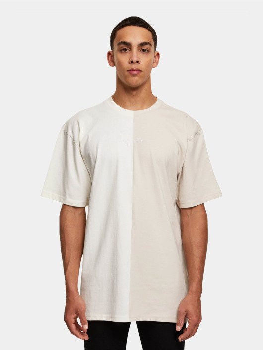 Karl Kani T-Shirt Small Signature Split weiß