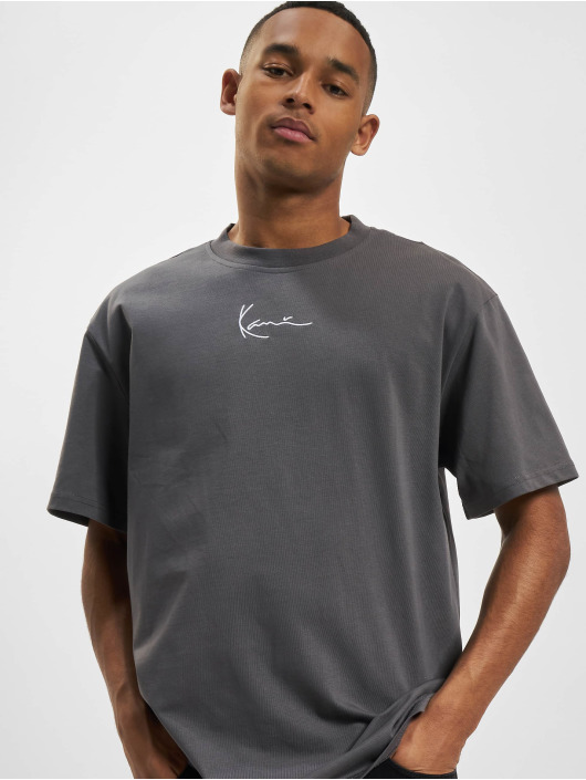 oprejst ungdomskriminalitet lykke Karl Kani Overdel / T-shirts Small Signature Essential i grå 991845