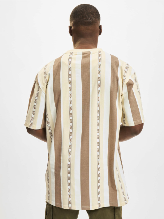 Karl Kani T-skjorter Small Signature Stripe brun