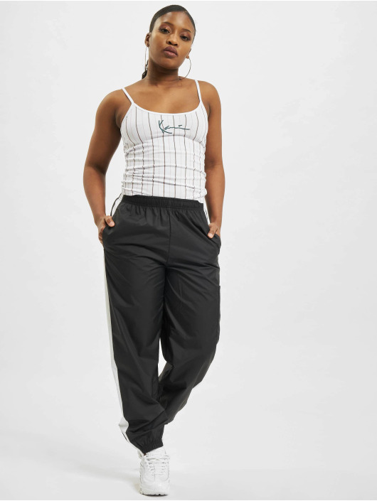 Karl Kani Top Small Signature Pinestripe white