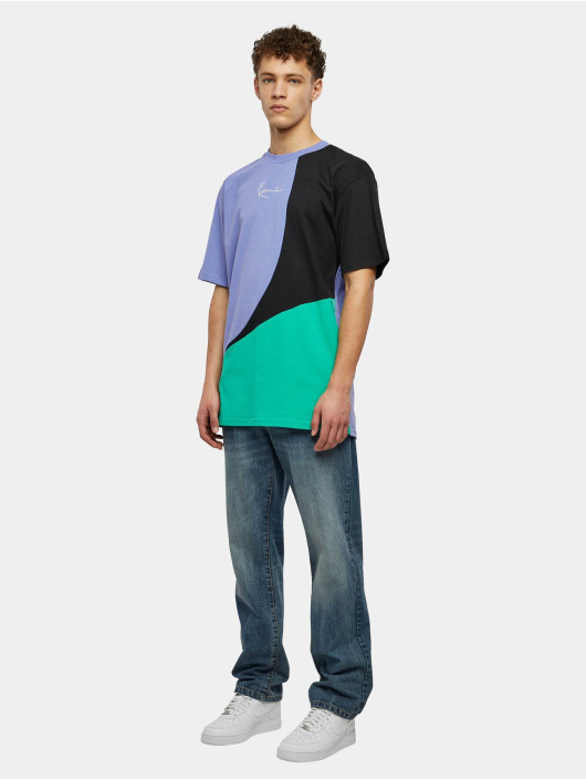 Karl Kani Trika Woven Signature Block fialový