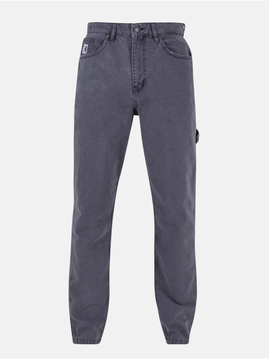 Karl Kani Väljät farkut Retro Tape Workwear Denim Loose Fit harmaa