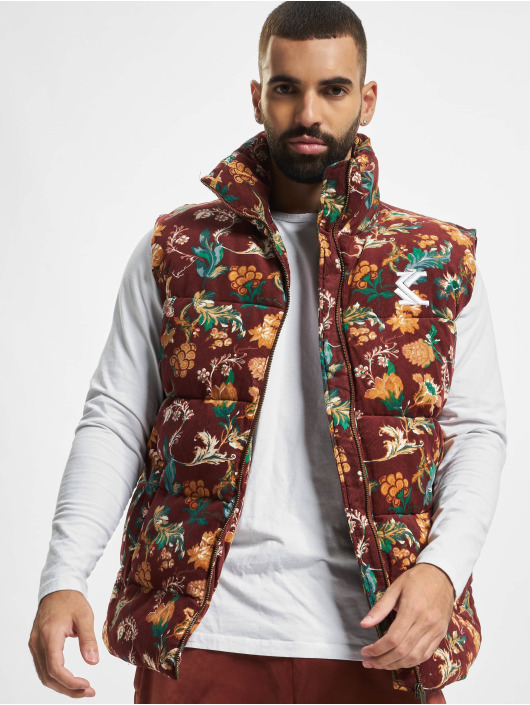 Karl Kani Veste Corduroy Flower Puffer mangefarvet