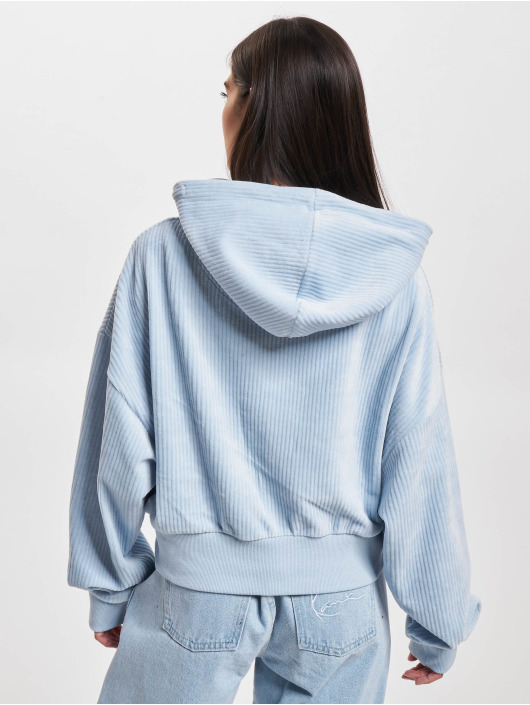 Karl Kani Vetoketjuhupparit Chest Signature Corduroy sininen
