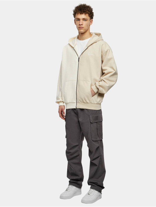 Karl Kani Zip Hoodie Chest Signature Split OS Full weiß