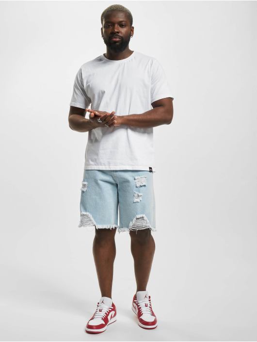 Karl Kani Šortky Og Heavy Distressed Denim modrý