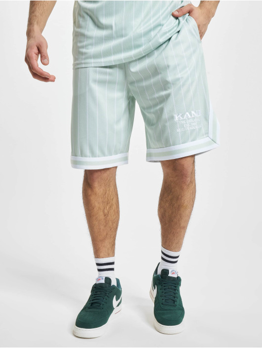 Karl Kani Šortky Retro Pinstripes Mesh zelený
