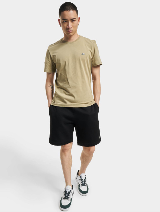 Lacoste Classic T-shirts Ras Du Cou Manc brun