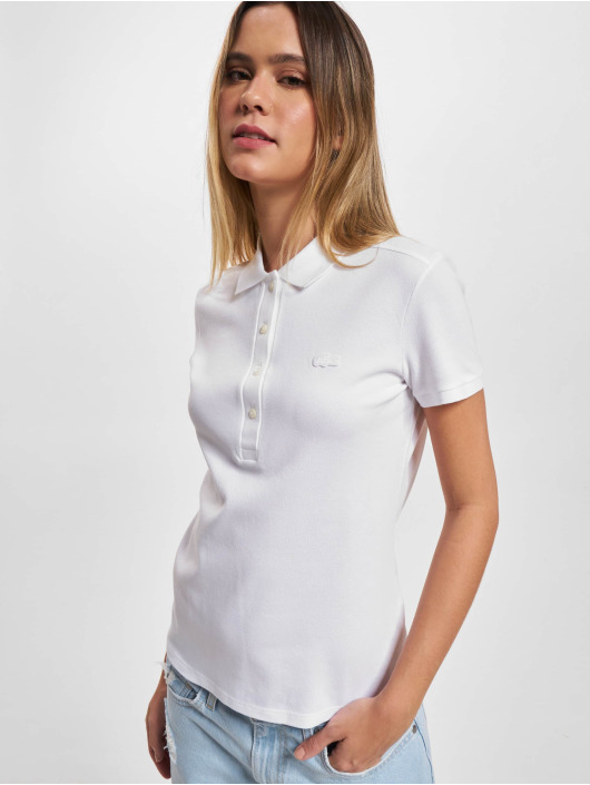 Lacoste Pikeepaidat Slim valkoinen