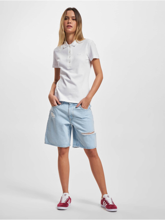 Lacoste Pikeepaidat Slim valkoinen