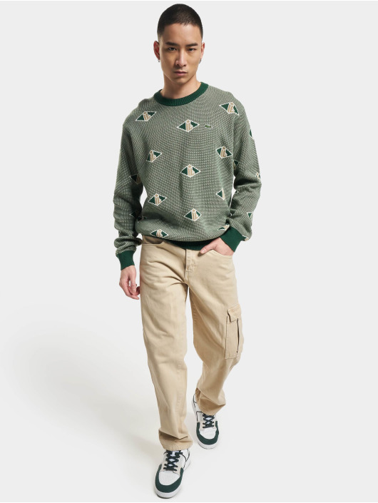 Lacoste Pullover Monogram grün