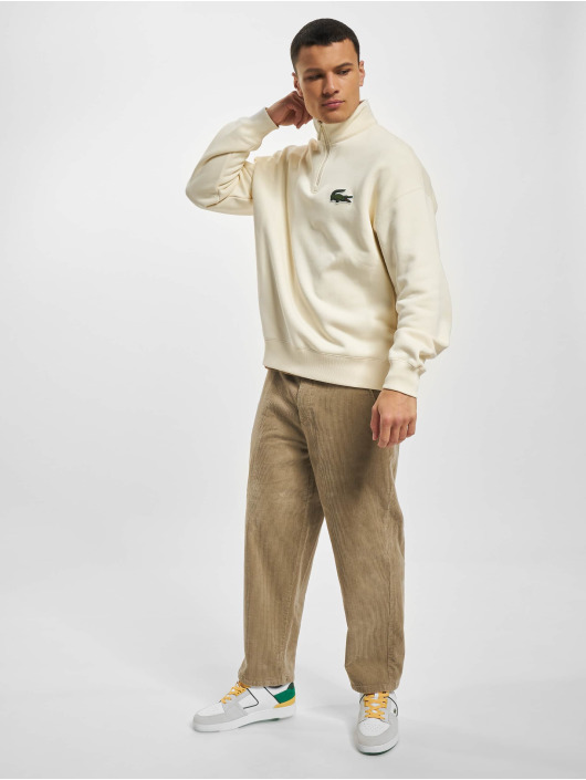 Lacoste Puserot Zip Collar valkoinen