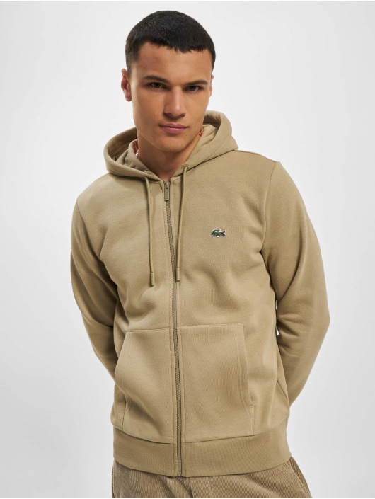 Lacoste Sudaderas con cremallera Zip marrón