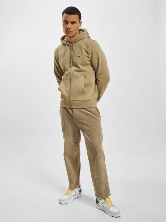 Lacoste Sudaderas con cremallera Zip marrón