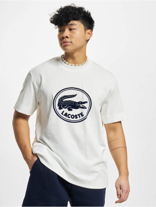 Lacoste T-shirt 3D Print vit