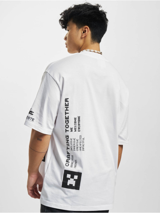 Lacoste T-Shirt Minecraft white