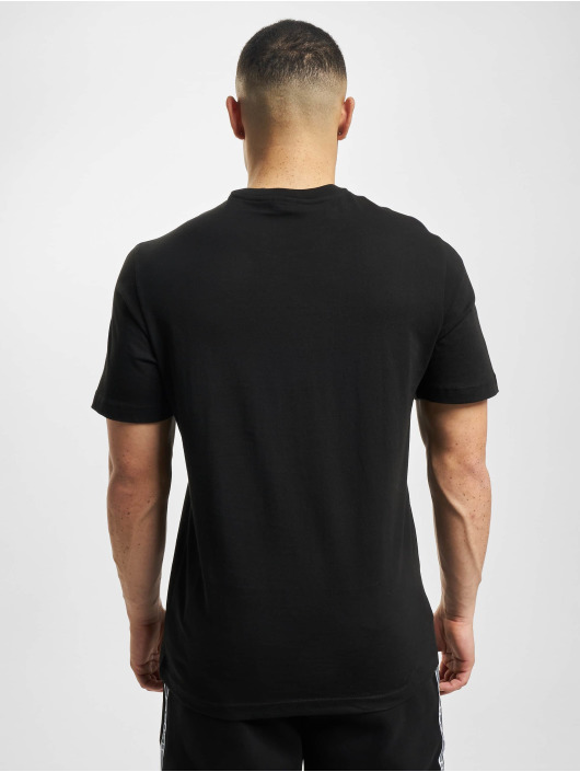 Lacoste t-shirt Logo Tape zwart