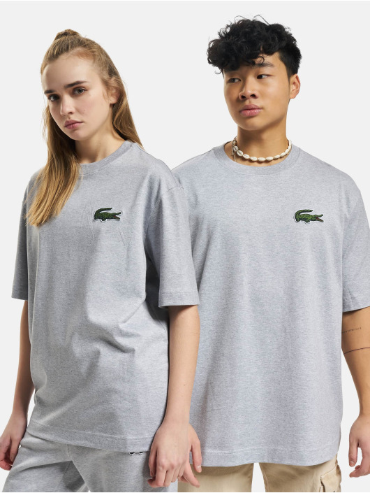 Lacoste T-shirts Logo grå