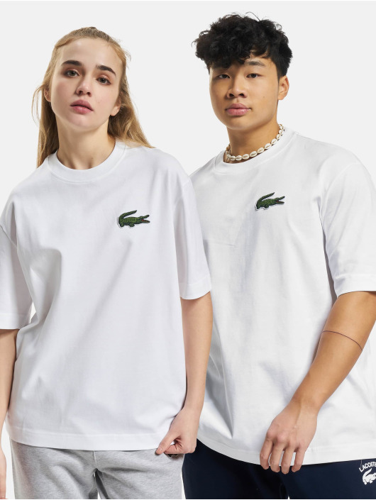 Lacoste T-shirts Logo hvid